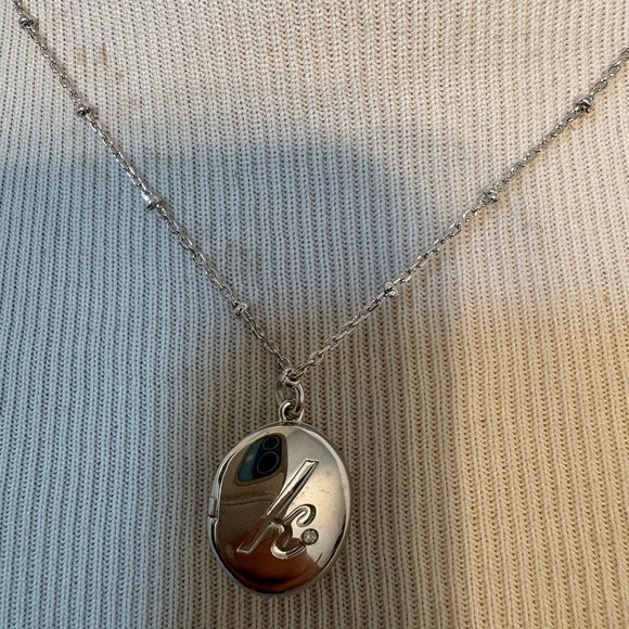 Kate Spade New York Women’s Initial “K” Locket Pendant Necklace - Picture 2 of 6